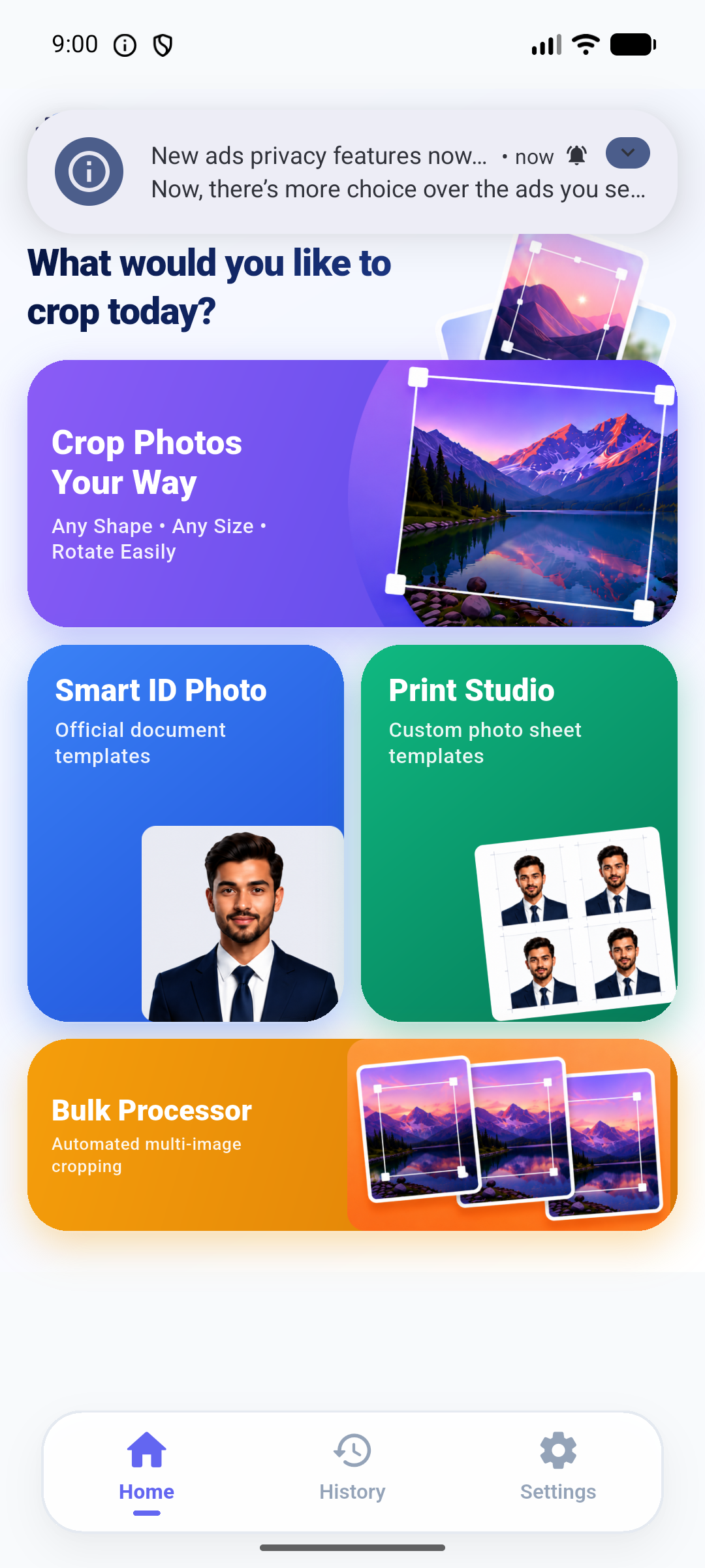 CripCrop App Screenshot